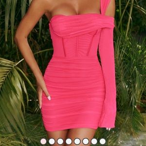 Pink oh polly dress